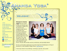 Tablet Screenshot of ananda-yoga.us